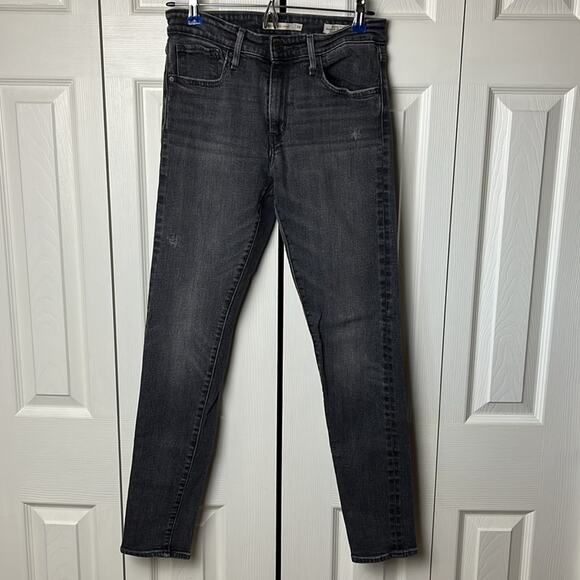 Levi’s 721 High Rise Skinny Jeans Dark Gray 28 - Picture 1 of 11